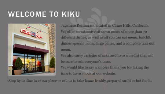 Kiku Sushi Restaurant Reviews